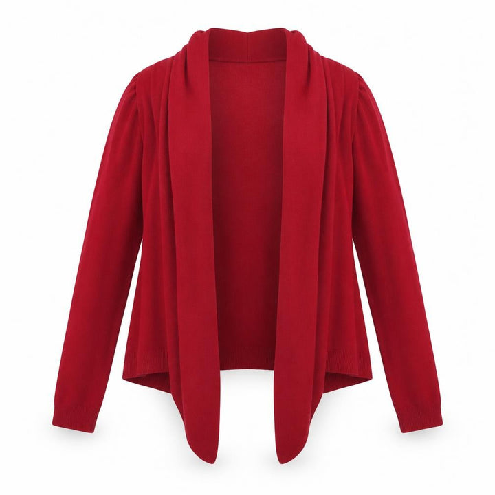 M&Co Womens Red   Cardigan Jumper Size M