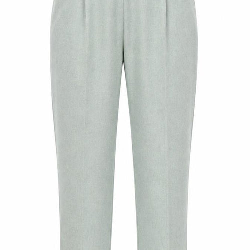 Preworn Womens Green   Trousers  Size 24 L29 in - pleated front