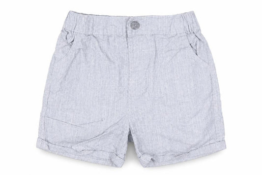 Front view of Tu girls’ gold chino shorts, size 2-3, years