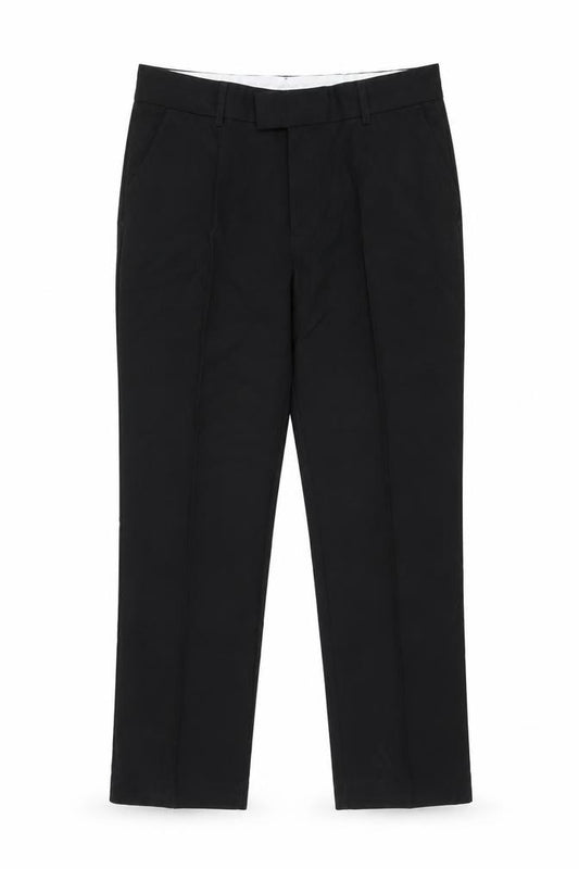 Front view of Marks & Spencer boys’ black dress pants trousers, size 11-12, years