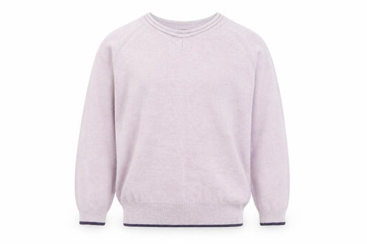 Front view of Next girls’ pink knit jumper, size 2, years