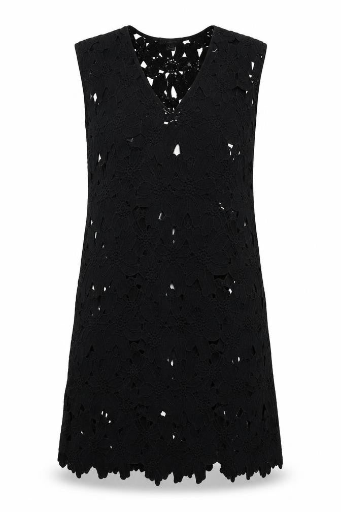 Primark Womens Black Fair Isle  Pencil Dress  Size L