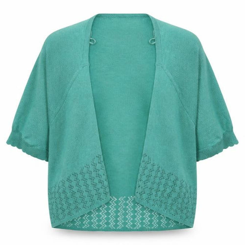 Per Una Womens Green  Knit Cardigan Jumper Size M