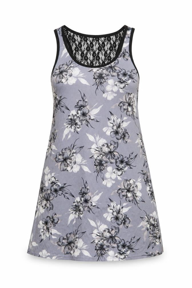 Front view of George women’s grey floral, size UK 12