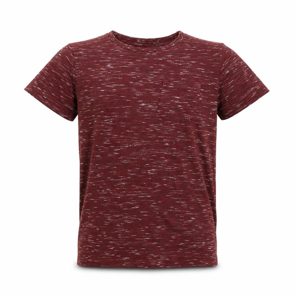 Front view of Primark boys’ purple basic t-shirt, size 10-11, years