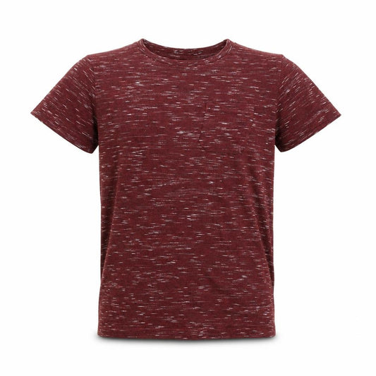 Front view of Primark boys’ purple basic t-shirt, size 10-11, years