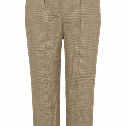 Damart Womens Orange Check  Trousers  Size 20 L30 in