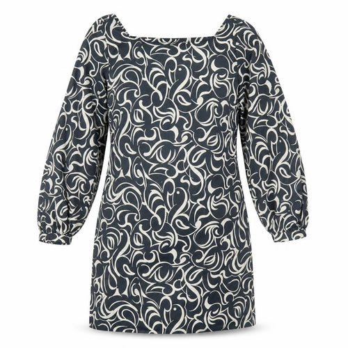 Matalan Womens Blue Geometric  Shift  Size 12