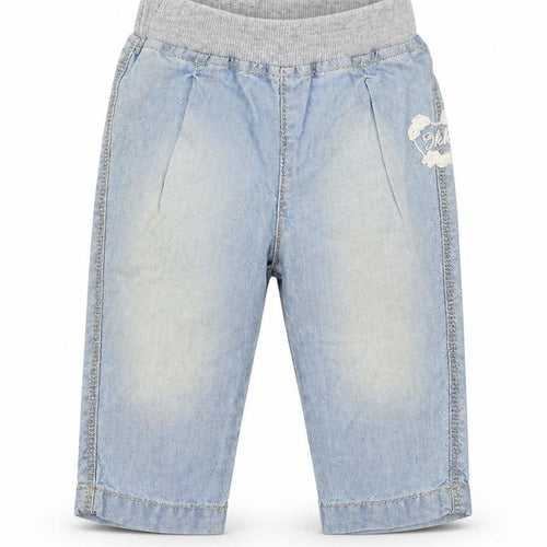 IKKS Baby Blue  Denim Cargo Jeans Size 3-6 Months