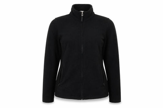 Front view of Marks & Spencer women’s black jacket, size UK 12