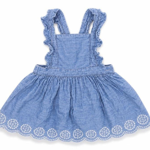 Primark Girls Blue  Denim Fit & Flare  Size 6-9 Months
