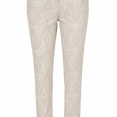 Papaya Womens Beige Paisley Denim Skinny Jeans Size 8 L31 in
