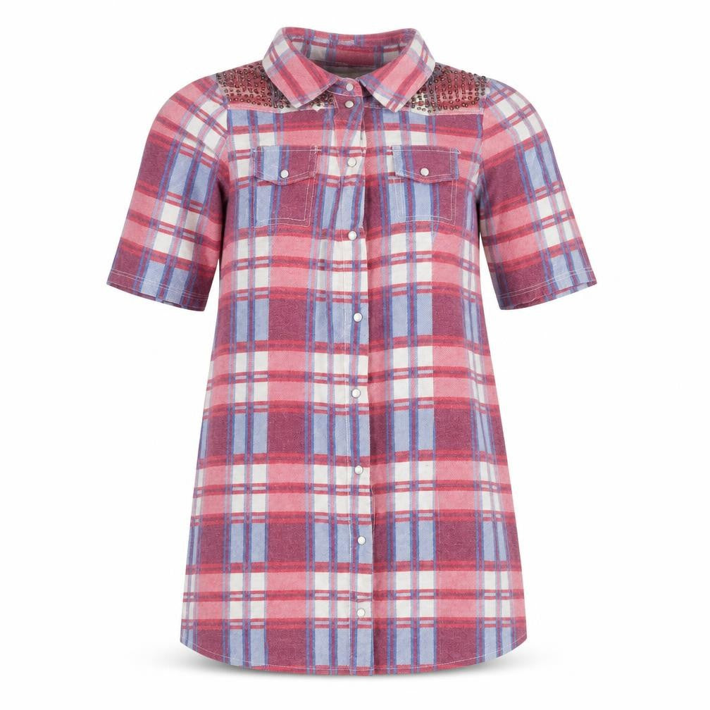 glory union Womens Red   Basic Button-Up Size 12