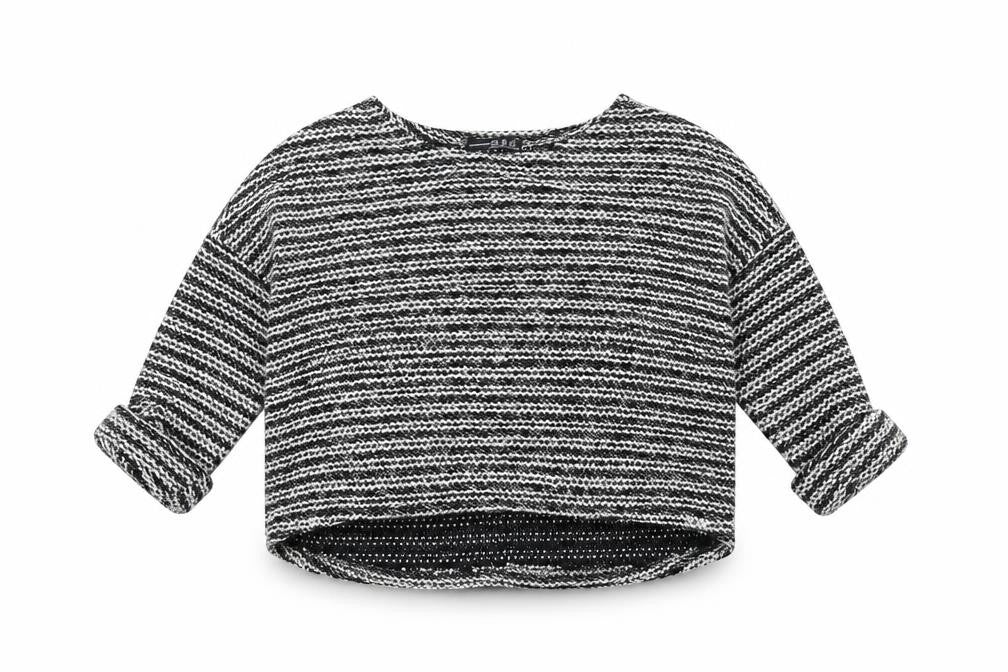 Front view of Atmosphere women’s black jumper, size XS