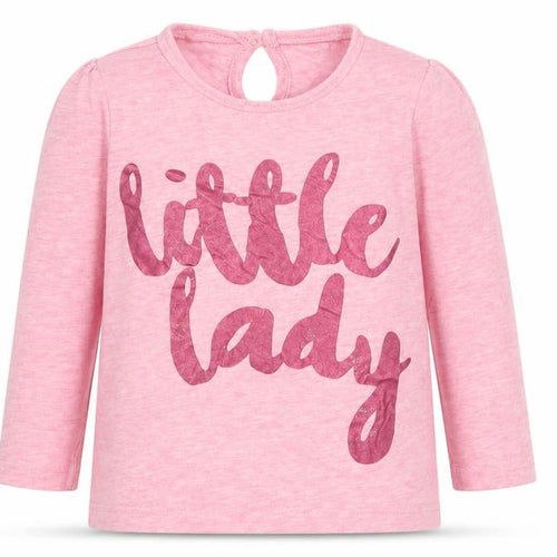F&F Girls Pink   Basic T-Shirt Size 9-12 Months  - little lady