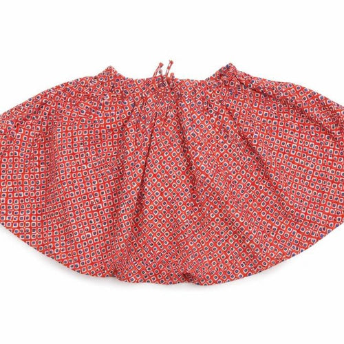 NEXT Girls Red Geometric  A-Line Skirt Size 9-12 Months