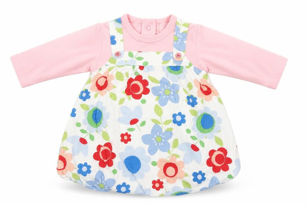 Marks and Spencer Girls White Floral  A-Line  Size 3-6 Months