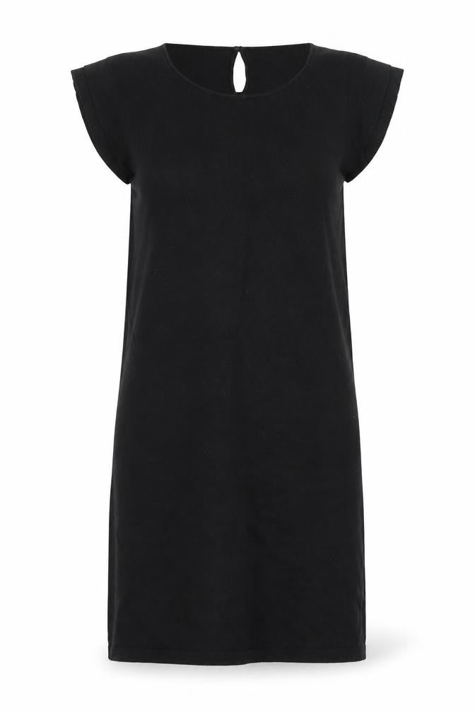 O STIN Womens Black  Knit Jumper Dress  Size L