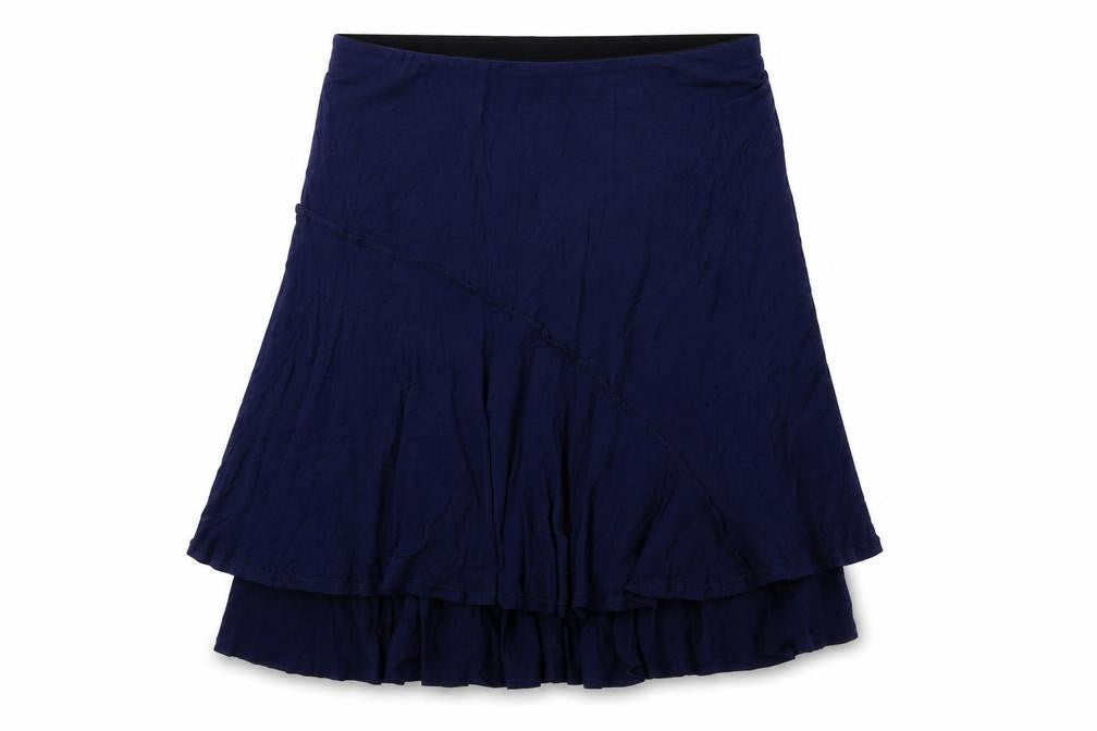 Preworn Womens Blue   Flare Skirt Size 30 in