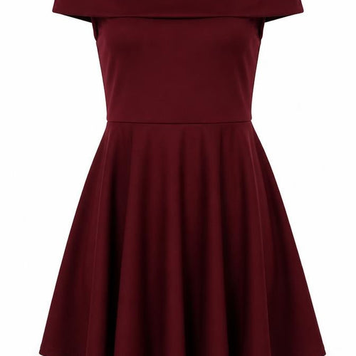 Boohoo Womens Purple   Fit & Flare  Size 10