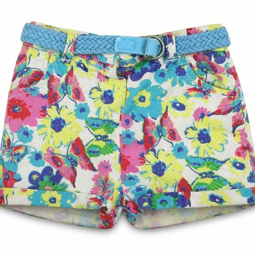 Matalan Girls Multicoloured Floral  Capri Trousers Size 12-18 Months