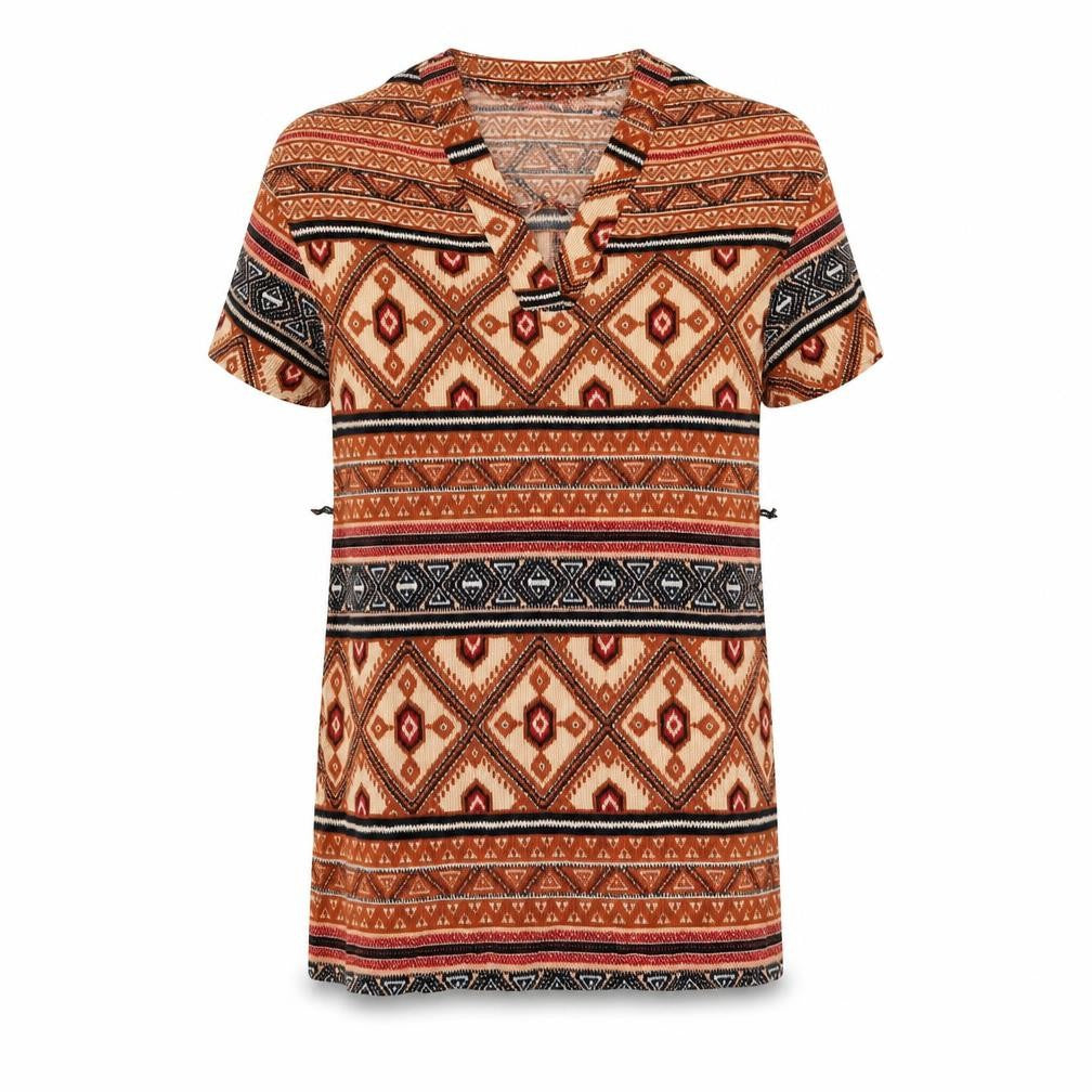Front view of Tu women’s brown t-shirt dress, size UK 8