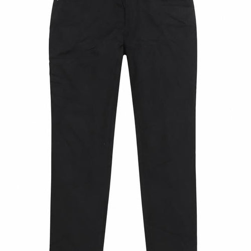 BAF Womens Black   Trousers  Size 10 L28 in - pocket detail