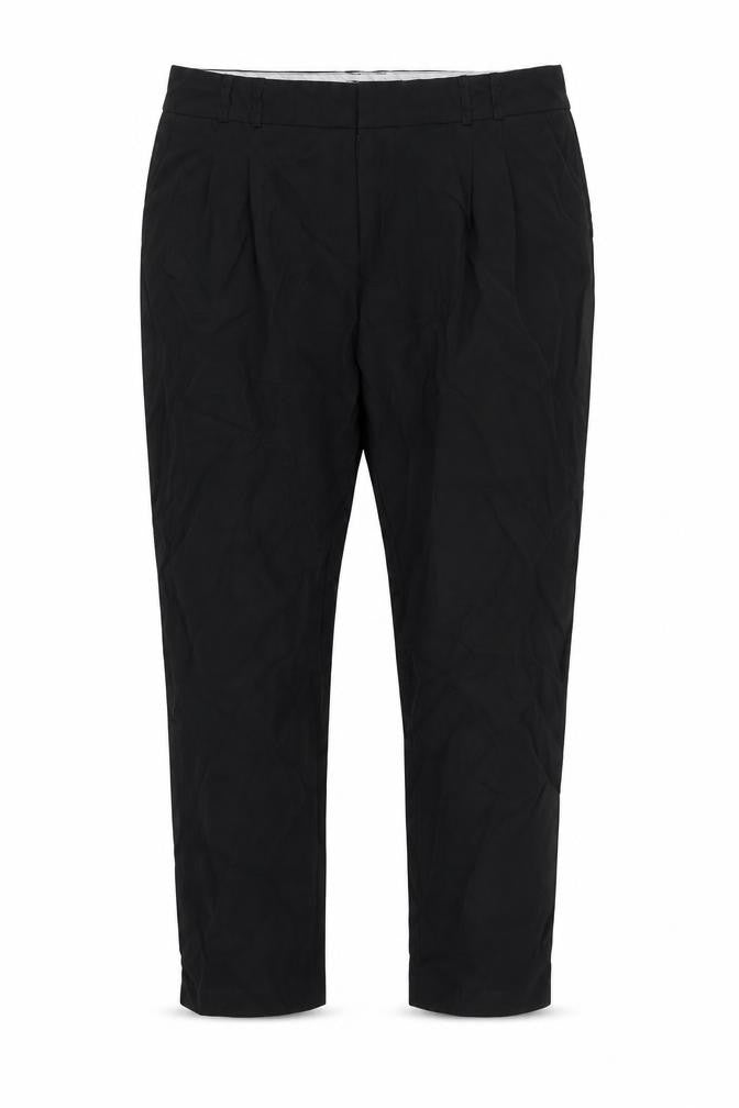 Front view of Atmosphere women’s black trousers, size UK 14, 28-inch leg