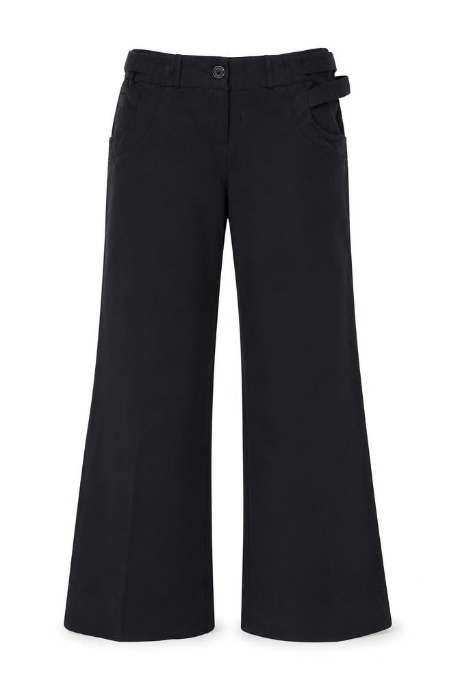 ASOS Womens Black   Trousers  Size 12 L31 in - belted