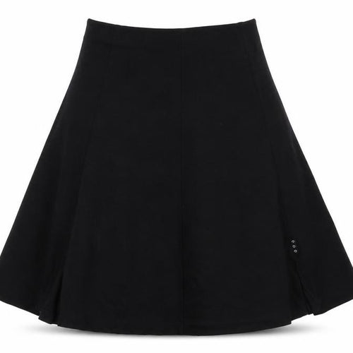 Preworn Womens Black   Flare Skirt Size 32 in