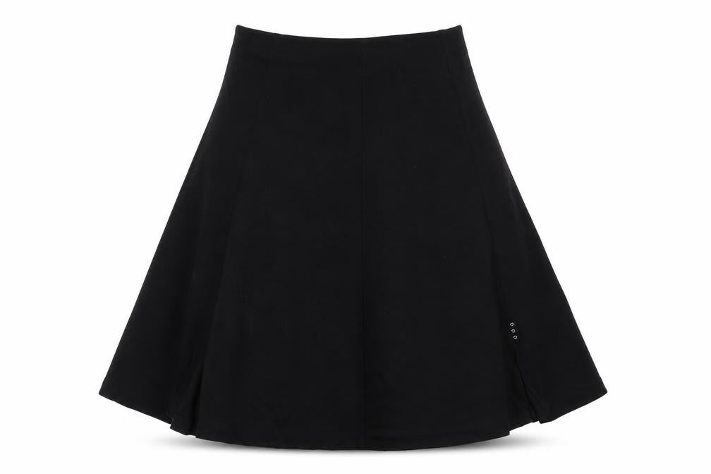 Preworn Womens Black   Flare Skirt Size 32 in