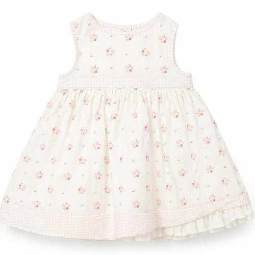 Mothercare  White Floral  Fit & Flare  Size 6-9 Months