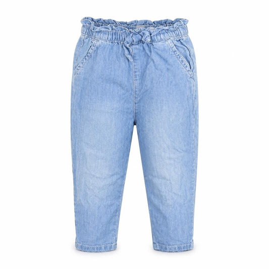 Front view of H&M Blue Jogger Trousers, size 12-18, Months