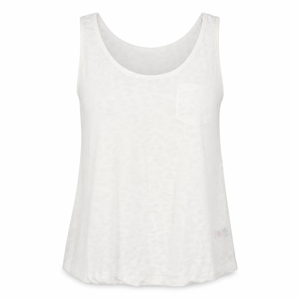 Front view of JD Williams women’s white animal print basic t-shirt, size UK 20