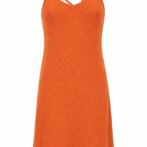 Topshop Womens Orange  Jersey Slip Dress  Size 6