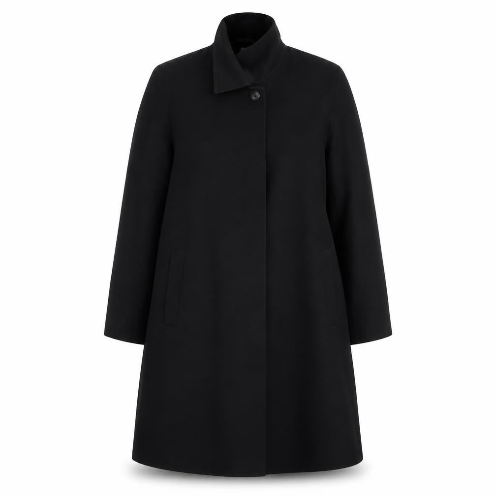 Front view of Marks & Spencer women’s black jacket suit jacket, size UK 12