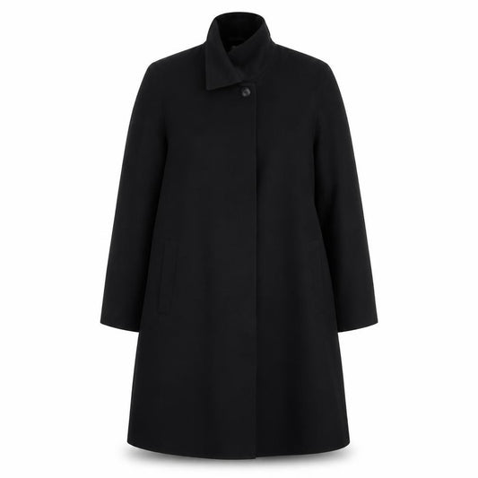 Front view of Marks & Spencer women’s black jacket suit jacket, size UK 12