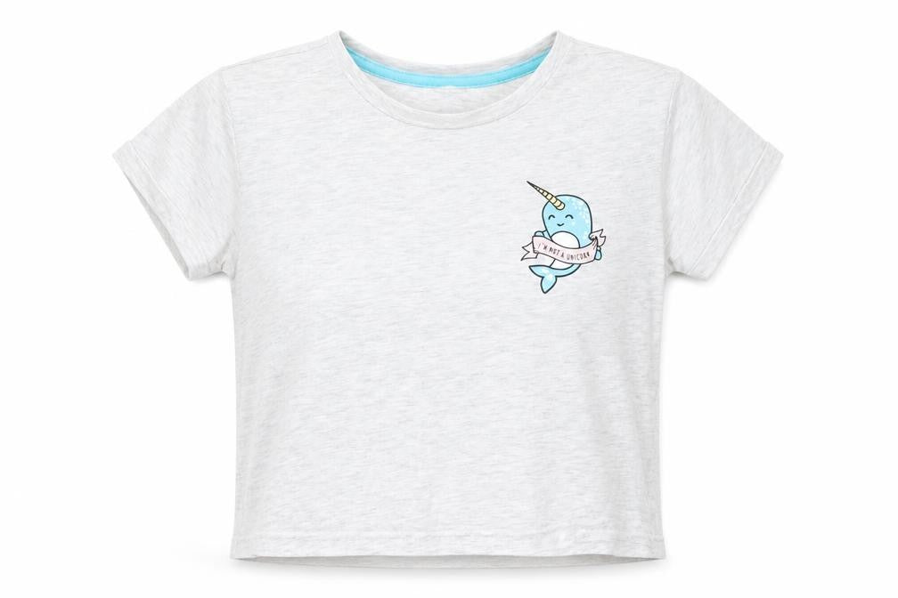 New Look Girls Grey   Basic T-Shirt Size S