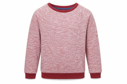 Front view of Nutmeg boys’ brown pullover sweatshirt, size 7-8, years