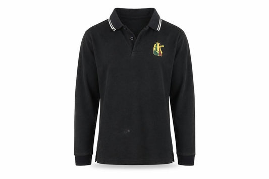Front view of Preworn boys’ black basic t-shirt, size M