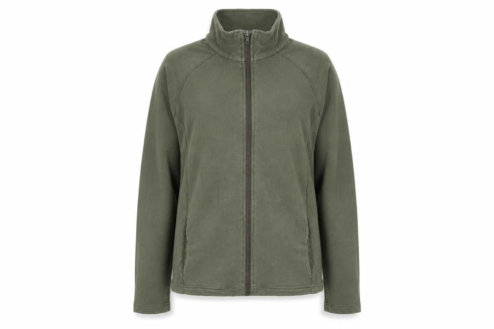 Front view of Marks & Spencer women’s grey jacket, size UK 10