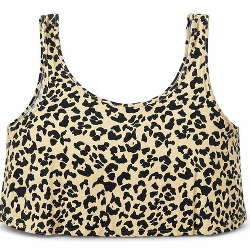 Primark Womens Brown Animal Print  Cropped Tank Size L
