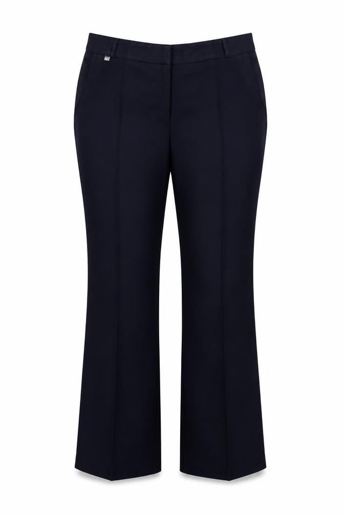 M&Co Womens Blue Trousers Size 16 L28 in - bootcut