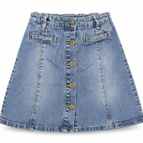 John Lewis Girls Blue  Denim A-Line Skirt Size 9 Years