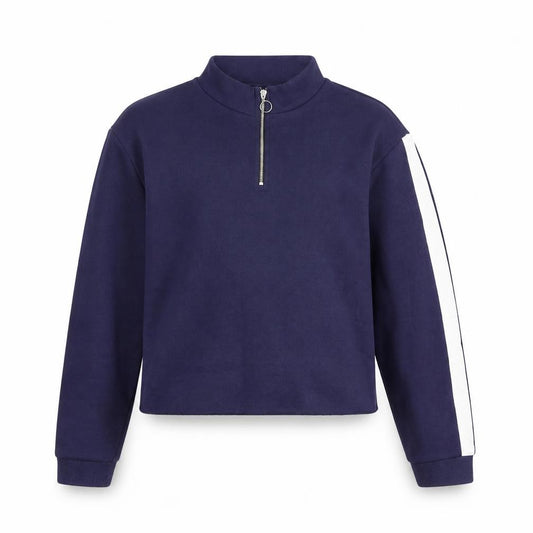 Front view of Matalan girls’ blue jumper, size 14, years - cropped