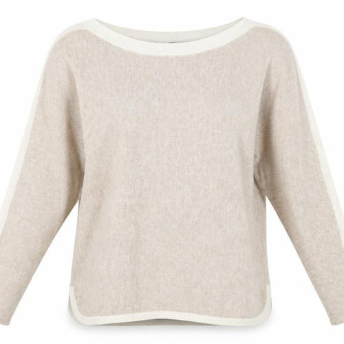Oasis Womens Beige  Knit Pullover Jumper Size M