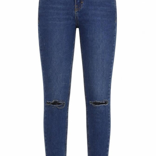 Topshop Womens Blue  Denim Skinny Jeans Size 25 in L28 in