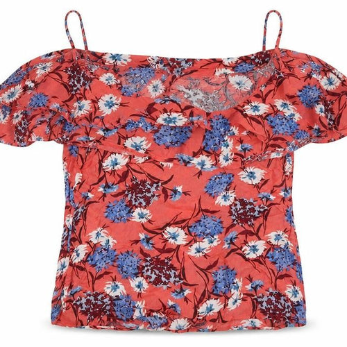 Matalan  Womens Pink Floral  Basic Blouse Size 10