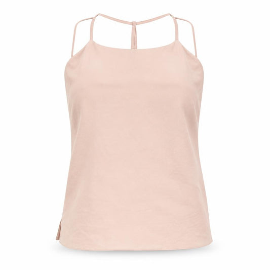 Front view of New Look women’s pink camisole blouse, size UK 10