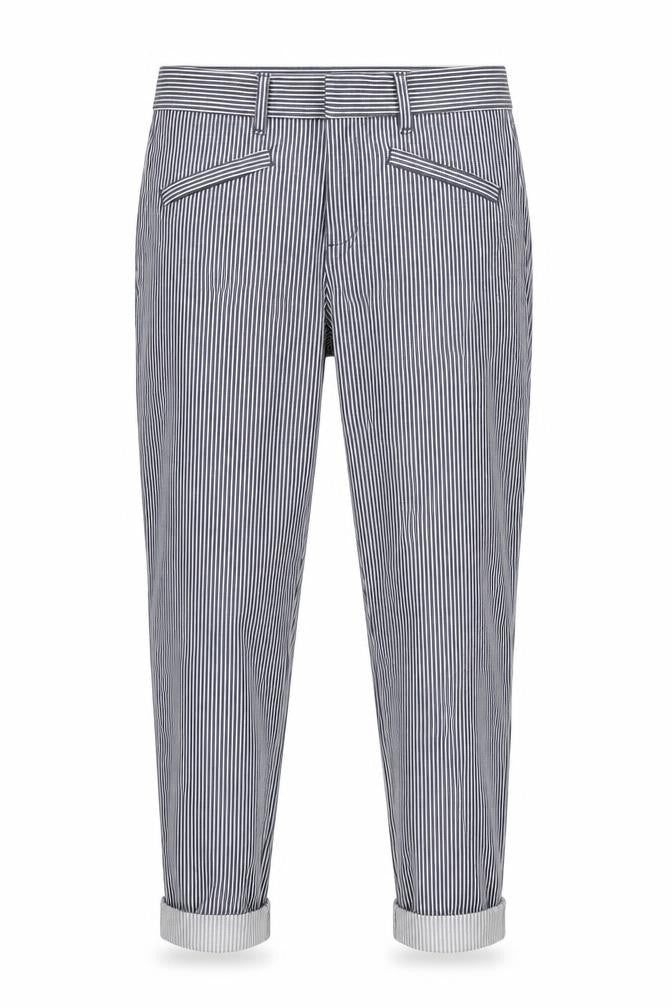 Gap Womens Blue Striped Trousers Size 4 L23 in